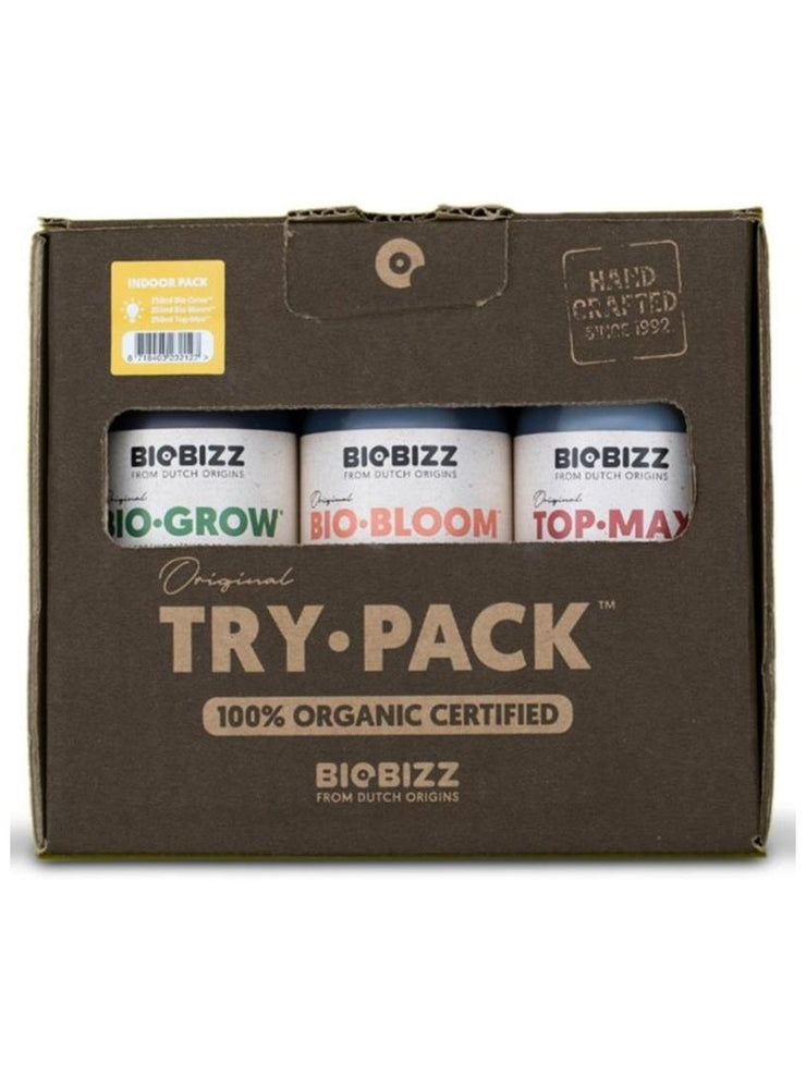 BioBizz kokeile pack - sisätiloissa